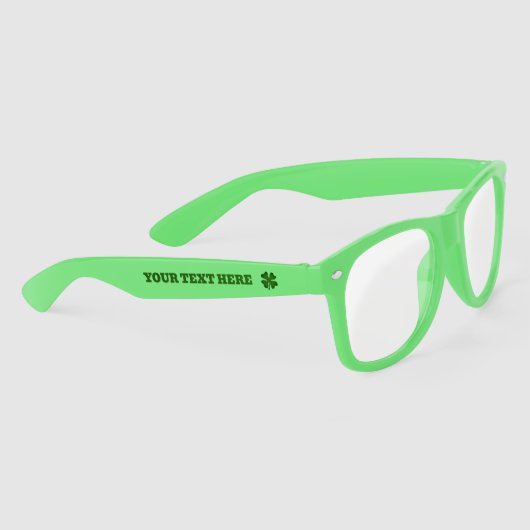 セントおもしろい・パトリックの日パーティー用の緑の眼鏡 サングラス (右)