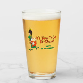 セントおもしろい・パトリックの日ビールグラス タンブラーグラス
