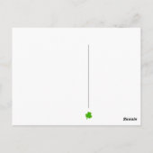 セントおもしろい・パトリックの日猫 ポストカード (裏面)