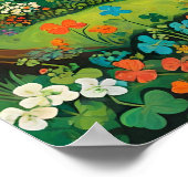 セントお洒落パトリックの日ウッドランドコテージ。 ポスター (角)