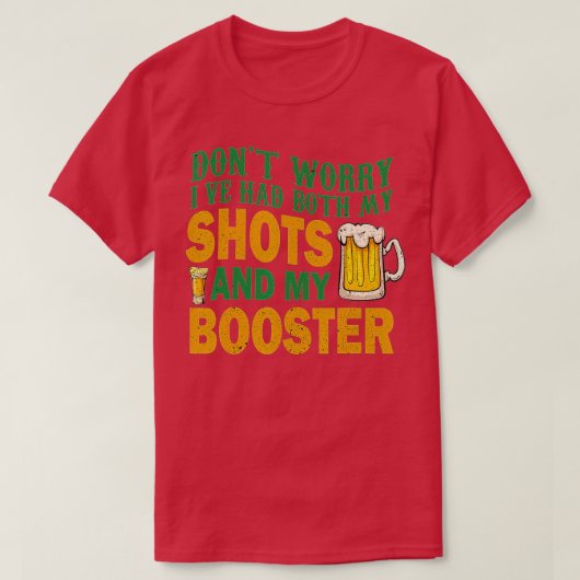 セントアイリッシュシャツを飲む Tシャツ (デザイン正面)