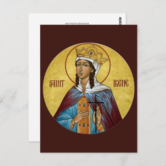 セントアイリーン祈りの言葉カード ポストカード (正面/裏面)