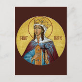 セントアイリーン祈りの言葉カード ポストカード (正面)