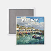 セントアイヴスコーンウォールイングランドトラベル マグネット (正面/裏面)