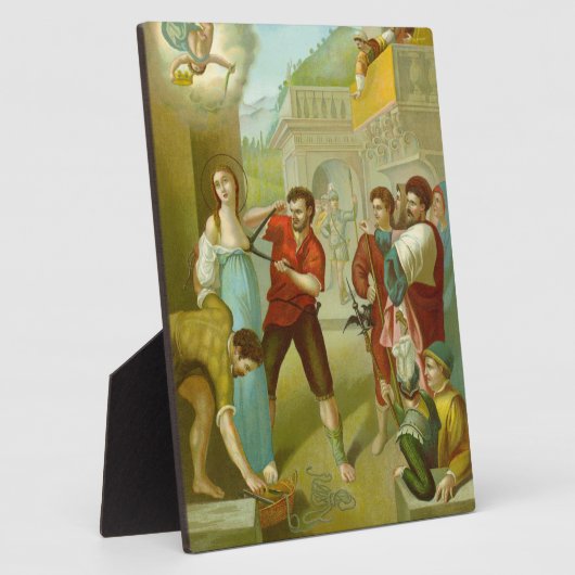 セントアガサ(M 003) 8"x10" フォトプラーク (側面)