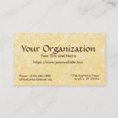 セントアガサ(M 003) FB標準 名刺 (裏面)