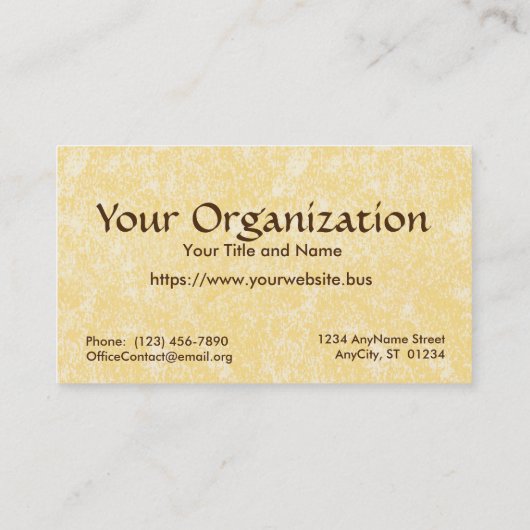 セントアガサ(M 003) FB標準 名刺 (裏面)