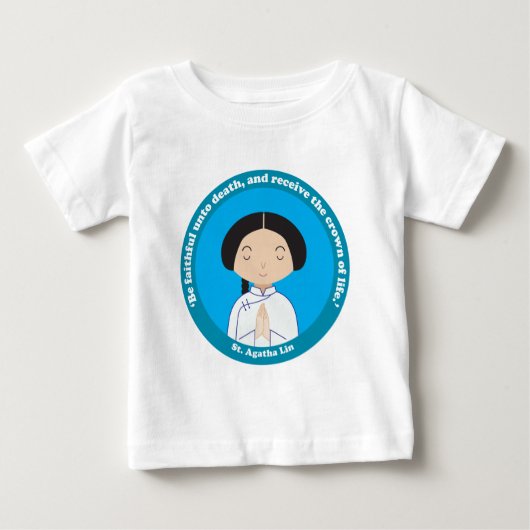 セントアガタリン ベビーTシャツ (正面)