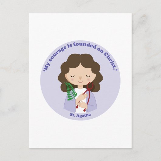 セントアガタ ポストカード (正面)