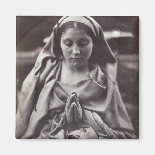 セントアグネス(卵白プリント) マグネット (正面)