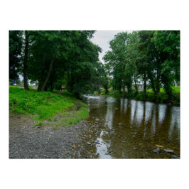 セントアサフの穏やかな川エルヴィー海岸 ポスター