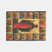 セントアナスタシアヴァージンと殉教者 フリースブランケット (正面(横))