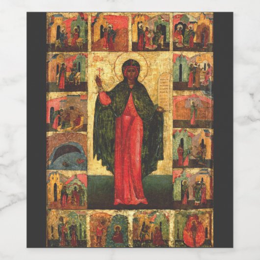 セントアナスタシアヴァージンと殉教者 ワインラベル (シングルラベル)