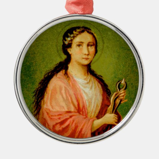 セントアポロニア(BLA 001) メタルオーナメント (正面)