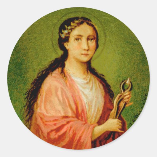 セントアポロニア(BLA 001) ラウンドシール (正面)