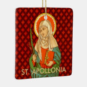 セントアポロニア(VVP 001)スクエア セラミックオーナメント (右)