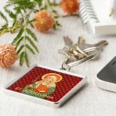 セントアポロニア(VVP 001)プレミアムメタル キーホルダー (側面)