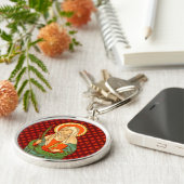 セントアポロニア(VVP 001)プレミアムメタル キーホルダー (側面)