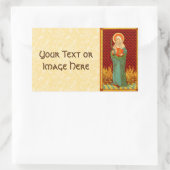 セントアポロニア(VVP 001) 長方形シール (バッグ)