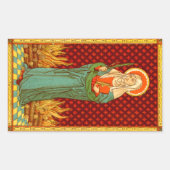 セントアポロニア(VVP 001) 長方形シール (正面)