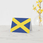 セントアルバンス市国旗 カード (黄色い花)