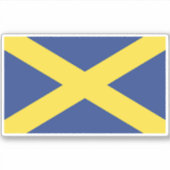 セントアルバンス市国旗 シール (正面)