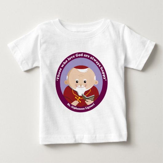 セントアルフォンスリグーリ ベビーTシャツ (正面)