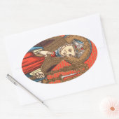 セントアルフォンスリグーリ(SAU 039) 楕円形シール (封筒)