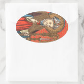 セントアルフォンスリグーリ(SAU 039) 楕円形シール (バッグ)