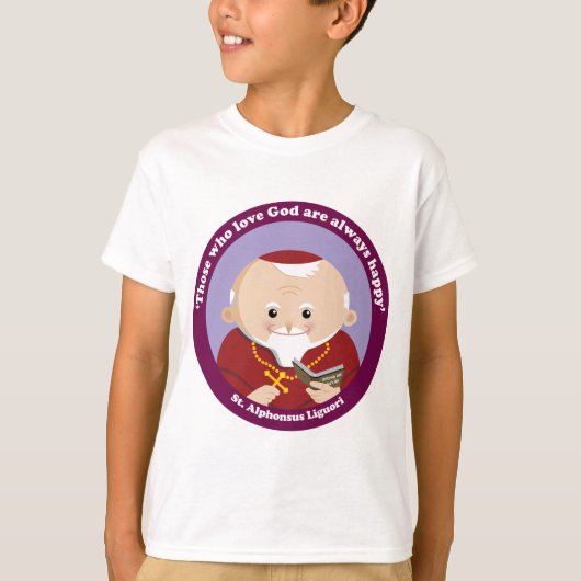 セントアルフォンスリグーリ Tシャツ (正面)