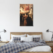 セントアルフォンスロドリゲスのビジョン キャンバスプリント (インサイチュ (寝室))