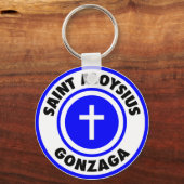セントアロイシウス・ゴンザーガ キーホルダー (正面)
