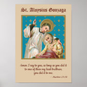 セントアロイシウス&ペスト被害者(M 006) ポスター (正面)