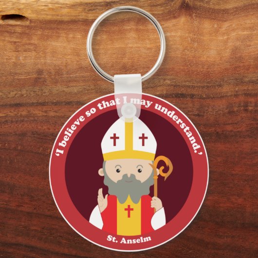 セントアンセルム キーホルダー (正面)