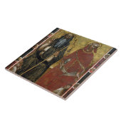 セントアンソニーの大修道院長およびEligius -色彩の鮮やかなプロセス タイル (側面)