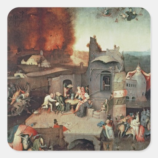 セントアンソニーの誘惑, c.1500 スクエアシール (正面)