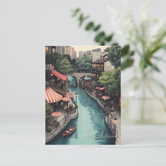 セントアントニオテキサス州旅行 ポストカード (スタンド正面)