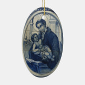 セントアントニーオーバルオーナメント セラミックオーナメント (右)