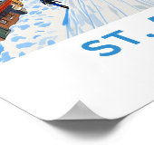 セントアントンオーストリアトラベルプリント ポスター (角)