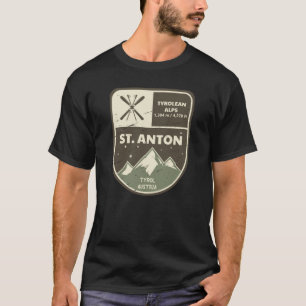セントアントンチロリーンアルプスチロルオーストリア Tシャツ