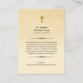 セントアンドリューいわゆる祈りの言葉カード プレイスカード (裏面)