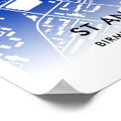 セントアンドリューのスタジアムのポスター – バーミンガムの家 ポスター (角)