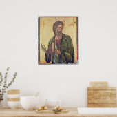 セントアンドリューを描いたアイコン ポスター (キッチン)