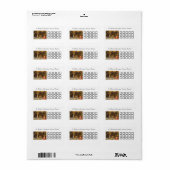 セントアンドリュークリスマスノヴェナトラッカー ラベル (フルシート)