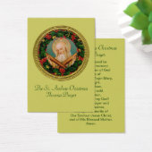 セントアンドリュークリスマスノヴェナ祈りの言葉カード (デスク)