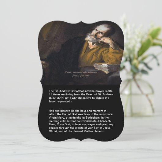 セントアンドリュークリスマスノヴェナ シーズンカード (スタンド正面)