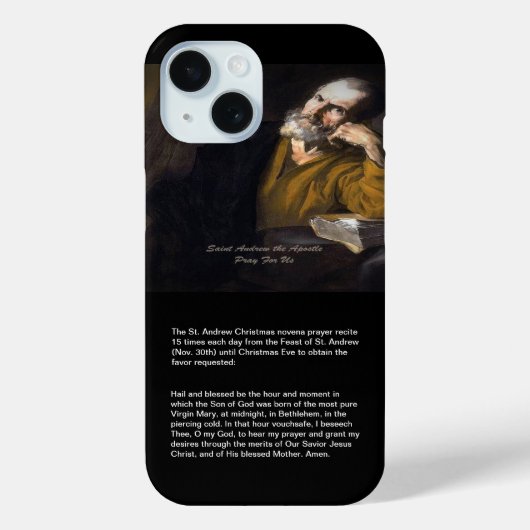 セントアンドリュークリスマスノヴェナ Case-Mate iPhoneケース (裏面)