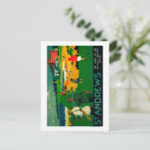 セントアンドリュースヴィンテージポスターヨーロッパ ポストカード (スタンド正面)