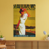 セントアンドリュース・アルゴンキンヴィンテージポスターEurope キャンバスプリント (インサイチュ (リビング))