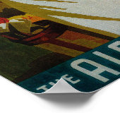 セントアンドリュース・アルゴンキンヴィンテージポスターEurope ポスター (角)